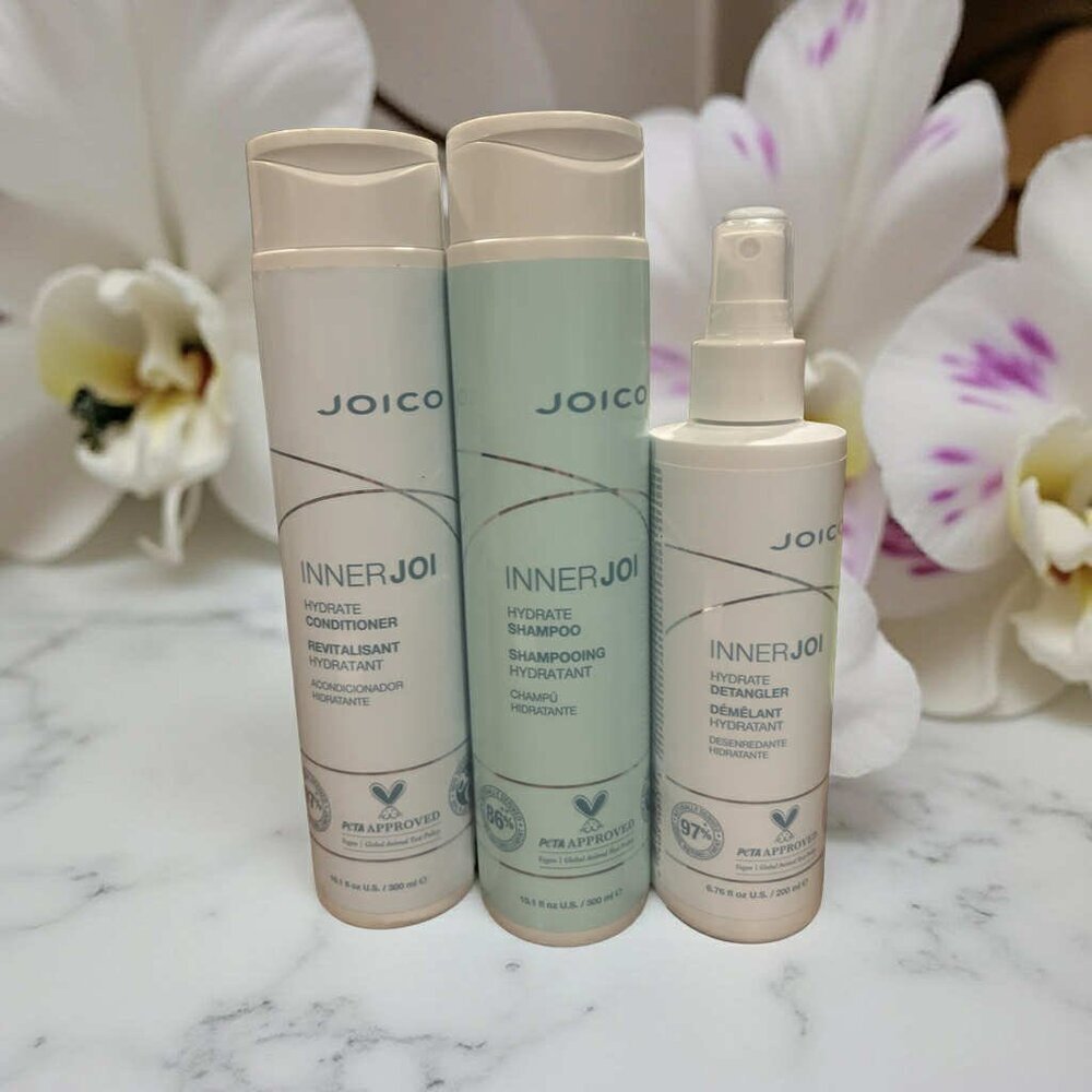 Joico InnerJoi Hydrate Trio – Shampoo, Conditioner & Detangler